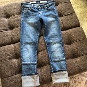 Anthropologie Pilcro and the Letterpress Parallel Jeans